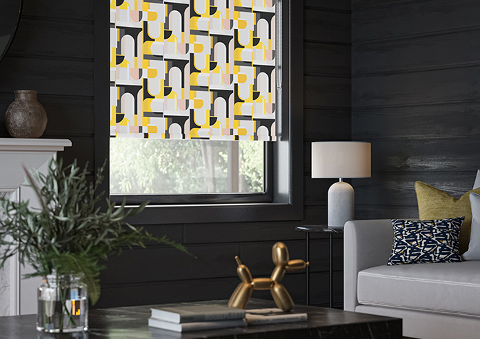 Archways, Yellow - Roller Blind - Image 5